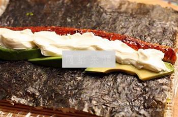 飞鱼籽翻转寿司的做法步骤5