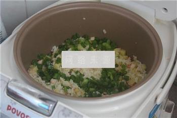 土豆虾仁焖饭的做法步骤7
