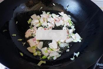 青菜肉片炒面的做法步骤7