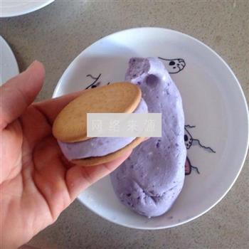 紫薯夹心饼的做法图解4