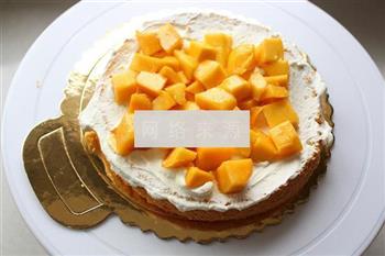 芒果奶油蛋糕的做法步骤9