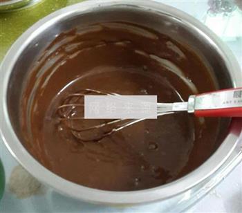 巧克力镜面淋面蛋糕的做法图解2