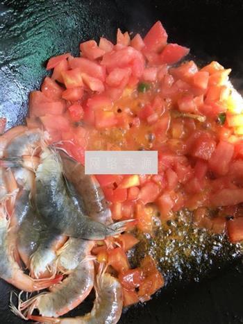 番茄鲜虾疙瘩汤的做法步骤4