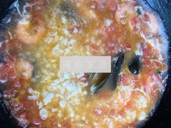 番茄鲜虾疙瘩汤的做法步骤5