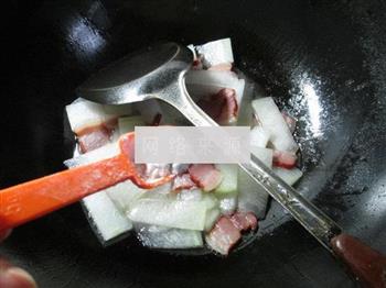 腊肉烩冬瓜的做法图解6