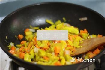 南瓜鲜虾焗饭的做法步骤11