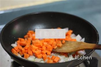 南瓜鲜虾焗饭的做法图解8