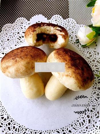 蘑菇豆沙包的做法图解16