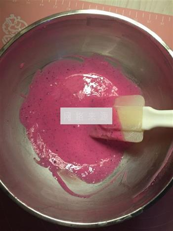 火龙果酸奶溶豆的做法步骤2