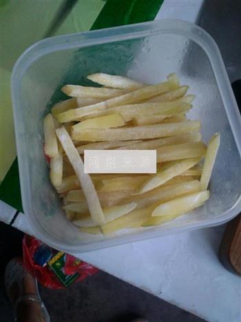 自制薯条的做法步骤3