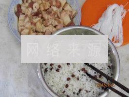 红豆粽的做法步骤1