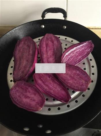 香甜紫薯饼的做法步骤1