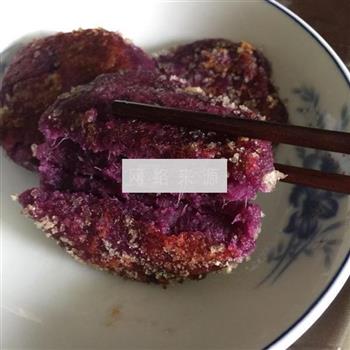 香甜紫薯饼的做法步骤10