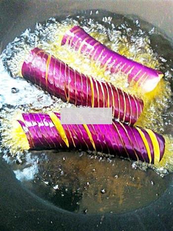 油爆蒜蓉紫长茄的做法步骤9