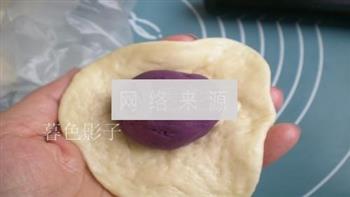 紫薯馅花面包的做法图解6