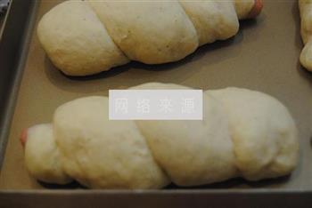 火腿肠豆浆面包的做法图解13