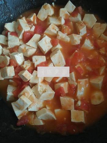 番茄豆腐的做法步骤6