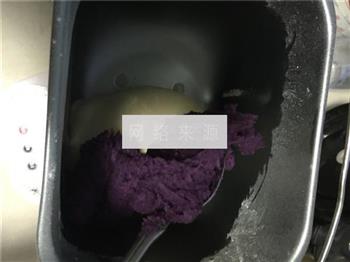 紫薯豆沙馅年糕的做法步骤2