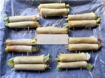 豆腐皮蔬菜卷的做法步骤9