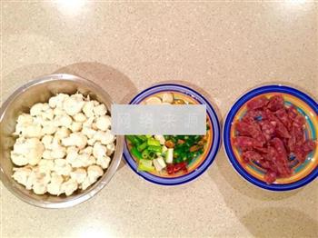 腊肉菜花的做法步骤1