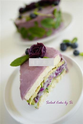 紫薯沙拉蛋糕的做法步骤23