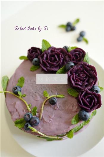 紫薯沙拉蛋糕的做法步骤25