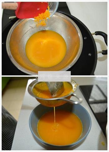 香橙淋面小蛋糕的做法步骤12