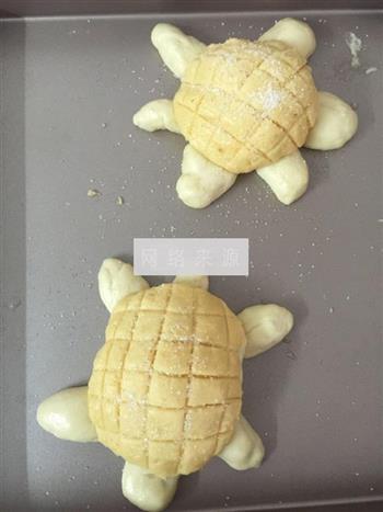 乌龟菠萝豆沙包的做法图解16