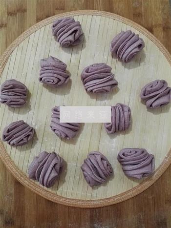 紫薯花卷的做法步骤17