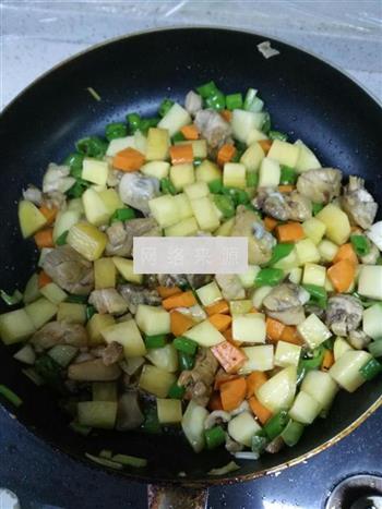 干煸土豆鸡块的做法步骤6