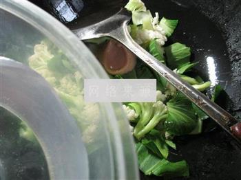 浓汤宝青菜花菜的做法步骤4