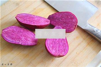 苦瓜酿紫薯的做法步骤2