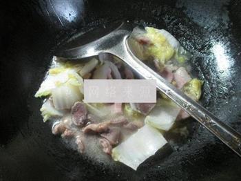 咸肉鸡胗炒白菜的做法步骤10