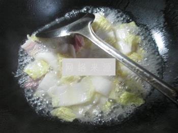 咸肉鸡胗炒白菜的做法步骤6