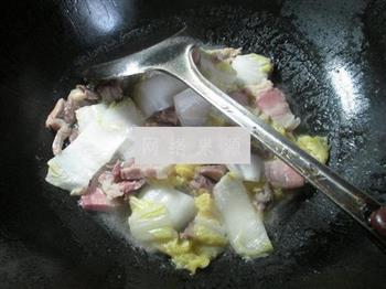 咸肉鸡胗炒白菜的做法图解7