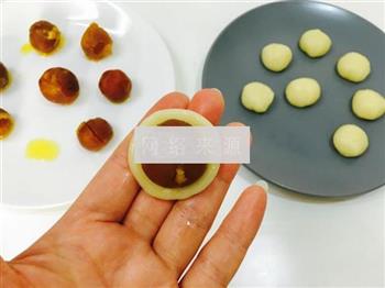 麻薯豆沙蛋黄酥的做法步骤22
