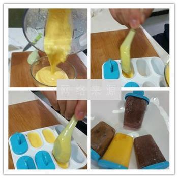 芒果酸奶冰棍儿的做法步骤2
