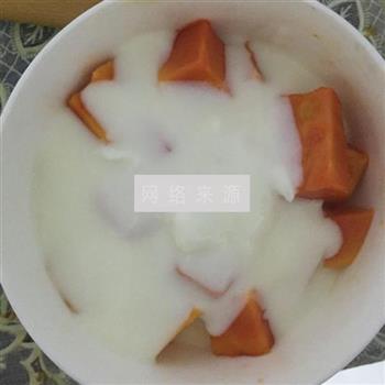 木瓜芒果酸奶的做法步骤3