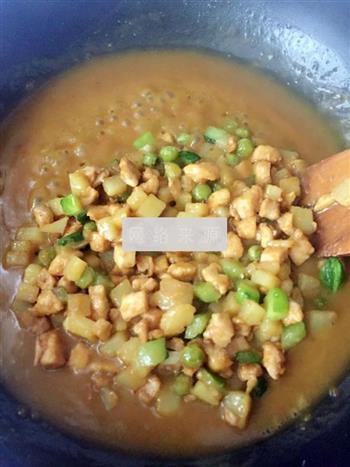 咖喱鸡丁土豆饭的做法步骤4