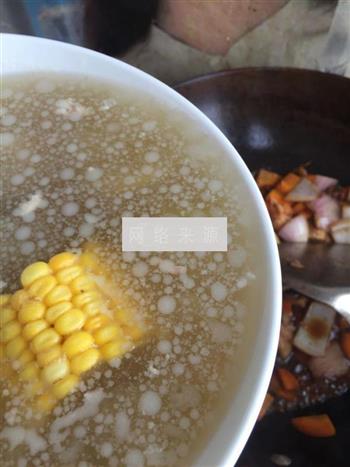 排骨汤烩菜的做法步骤6