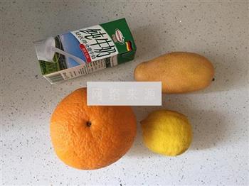 芒果橘子奶的做法步骤1
