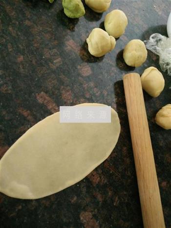 抹茶红豆酥的做法步骤8