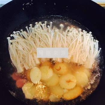 金针菇豆腐汤的做法步骤5