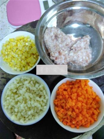 鲜香粟米饼的做法步骤2