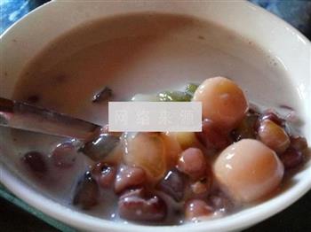 红豆莲子芋圆糖水的做法步骤5