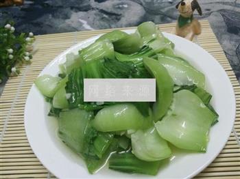 清炒小白菜的做法步骤5