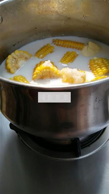 奶油玉米的做法步骤7