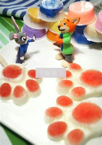 西瓜酸奶猫爪棒冰的做法图解17