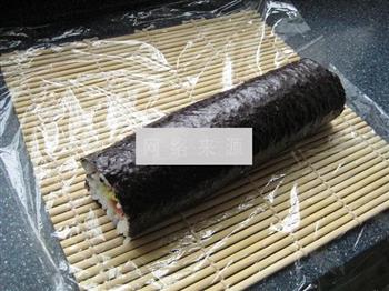 牛油果火腿寿司的做法步骤12