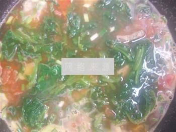 西红柿菠菜猪肝汤的做法步骤6